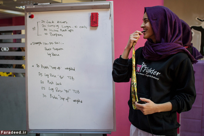 تصاویر/ باشگاه هنرهای رزمی زنان در اردن