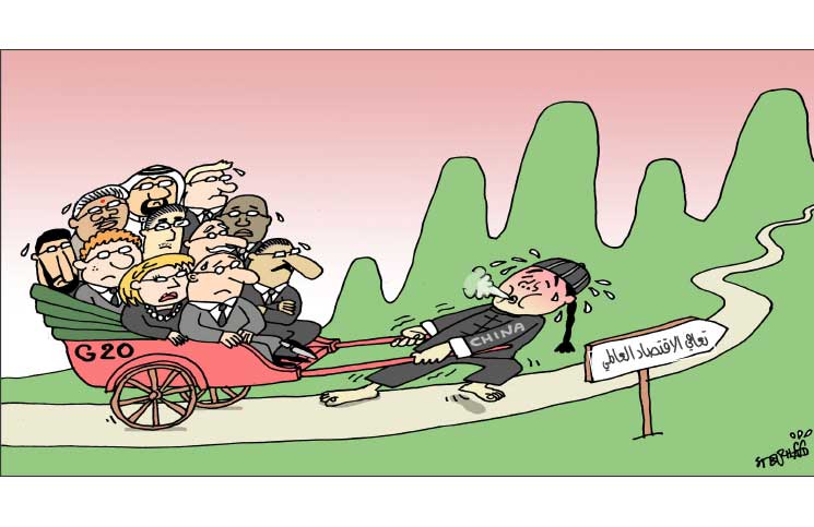 پیشرفت اقتصادی به سبک چینی ها!/کاریکاتور