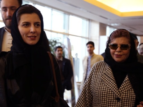 لیلا حاتمی و مادرش