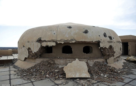 بقایای کاخ همسر صدام در شمال عراق+تصاویر