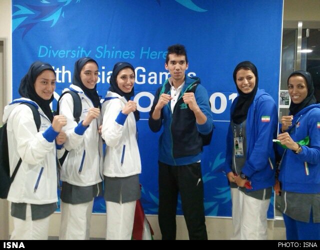 عکس/ ژست رزمی کاری فرهاد قائمی