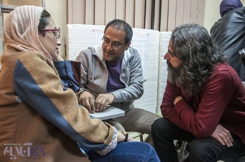 وقتی که رامبدجوان و نگارجواهریان به دیدن نمایش می‌روند/ عکس