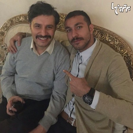 سوشا مکانی با ظاهری جدید در کنار بازیگر سینما/ عکس