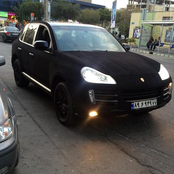 خاص ترین پورشه کاین ایران با روکش مخمل/ عکس