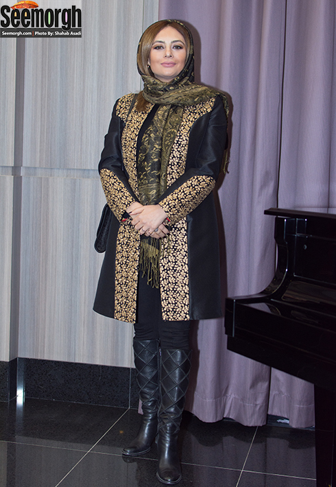  مدل مانتو یکتا ناصر در مراسم اکران فیلم ماحی