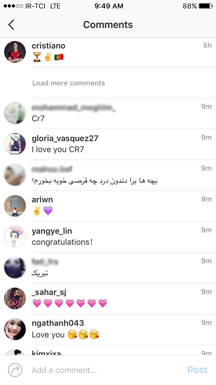 خوشمزگی کاربران ایرانی برای رونالدو+ عکس