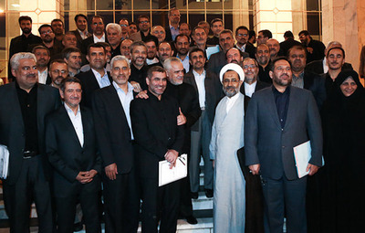 آخرین عکس یادگاری هیات دولت دهم. مرداد 1392