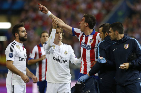 عکس: خون و خونریزی در دربی مادرید