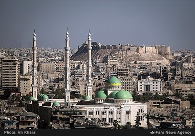 نمایی از قلعه حلب