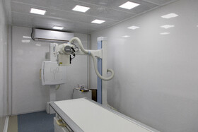 مرکز تصویربرداری بزرگترین بیمارستان سیار کشور