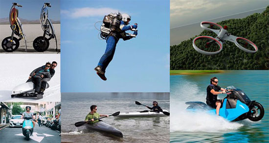 ۸ وسیله‌ نقلیه مبتکرانه که در سال ۲۰۱۶ خواهیم دید
