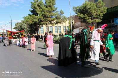 راهپیمایی جاماندگان اربعین حسینی در سمنان