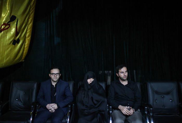 (تصاویر) وداع با پیکر شهید همدانی