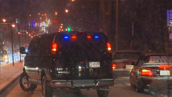 بارش برف شدید، اوباما را گرفتار کرد!