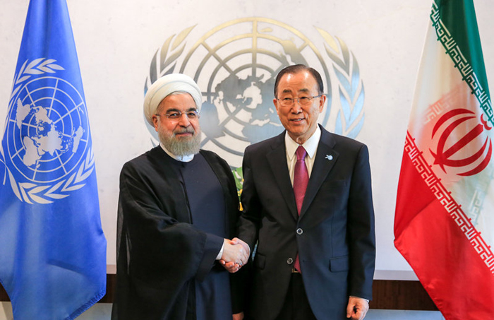 (تصاویر) دیدار روحانی با بان‌کی‌مون