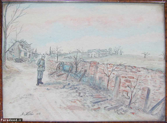 (تصاویر) نقاشی‌های آدلف هیتلر