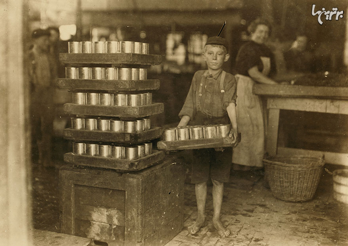 تصاویری ناب از کودکان کار 100 سال پیش