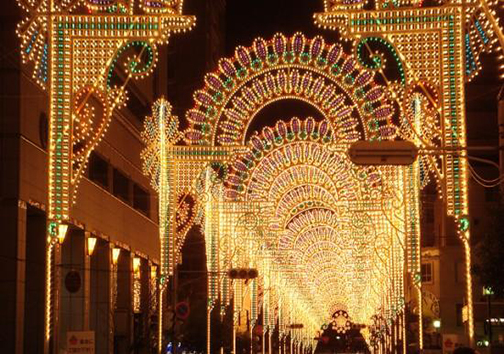 جشنواره‌ی زمستانی نور در ژاپن + تصاویر
