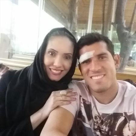 هافبک‌ برزیلی‌ پرسپولیس‌ و همسرش/عکس