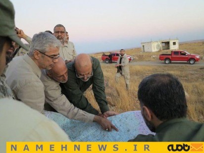 عکس /حضور سرلشکر باقری در حلب سوریه