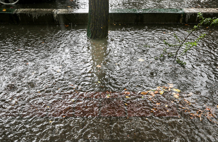 (تصاویر) بارش شدید باران در تهران