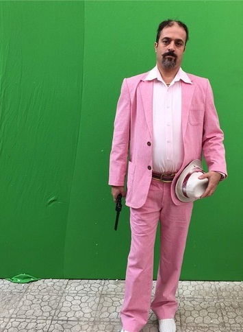 عکس/ گریم جالب احمد مهرانفر در سریال ابله