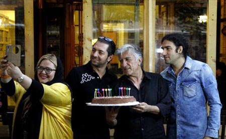 بهاره رهنما و بهرام رادان در جشن تولد رضا کیانیان +عکس