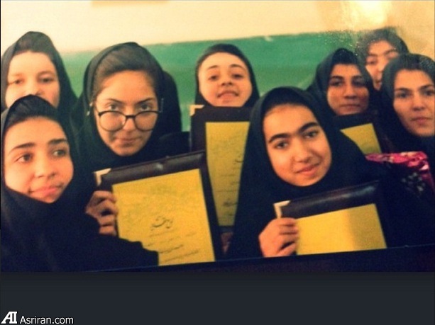 مهناز افشار وقتی دبیرستانی بود/عکس