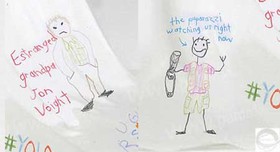 وقتی لباس عروس آنجلینا جولی سوژه می‌شود+عکس