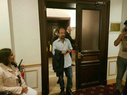 حضور اصغر فرهادی در انتخابات / عکس