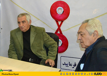 مهدی مناجانی و فرامرز ظلی پیشکسوتان فوتبال ایران