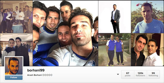 محبوب ترین ورزشکاران ایرانی در اینستاگرام