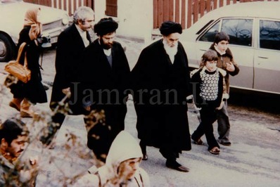 امام خمینی، سیداحمد و سیدحسن در پاریس