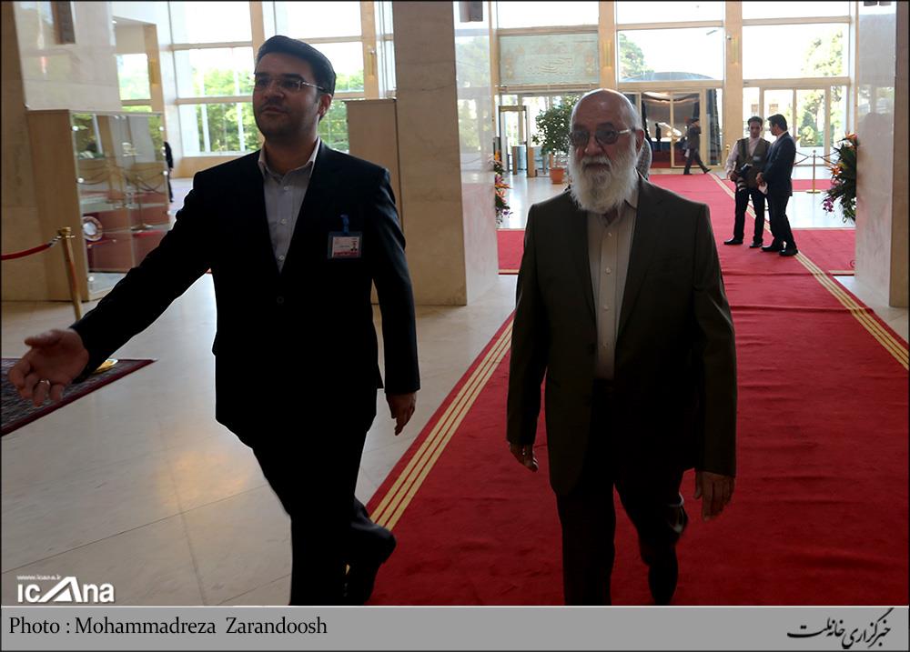 چمران و محسنی اژه ای در بهارستان/ عکس