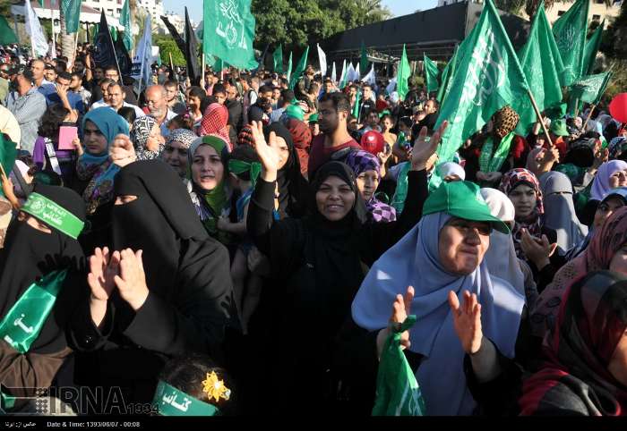 جشن پیروزی مقاومت و ملت فلسطین در غزه در پایان جنگ 51 روزه /گزارش تصویری