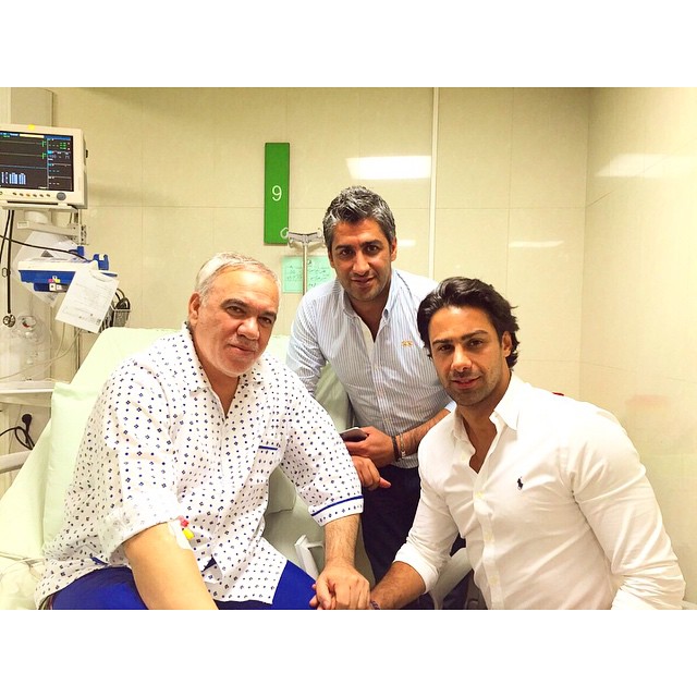 عیادت مجیدی از فتح الله زاده/عکس