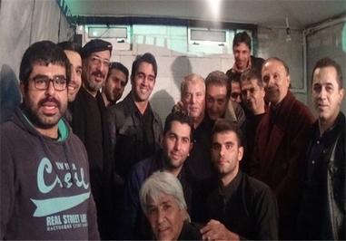 پروین، درخشان، جعفری، نوری، و پورسرخ در یکی از هیات های لواسان