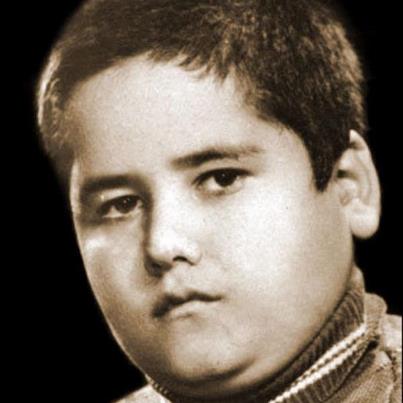 کودکی اکبر عبدی/عکس