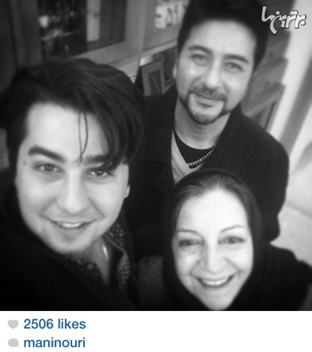 عکس سلفی مانی نوری به یاد سریال 