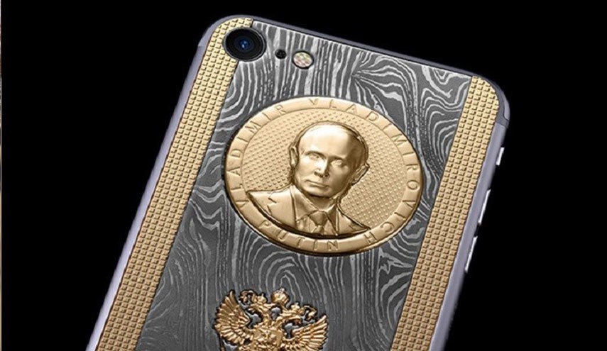 تصاویر / آیفون ۷ خاص برای تولد پوتین