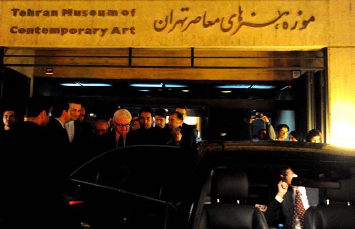 (تصاویر) اشتاین‌مایر در بازار تهران