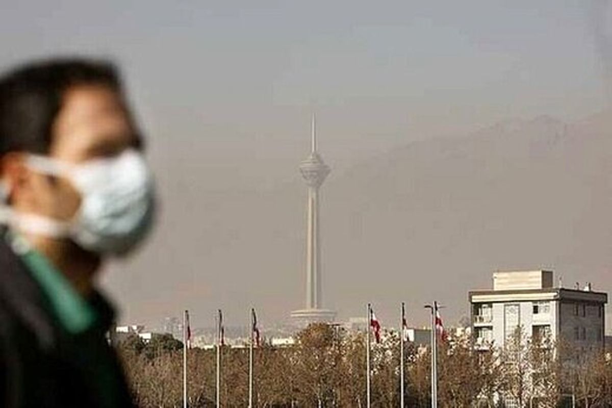 تداوم آلودگی هوای تهران با وجود بارش برف و باران